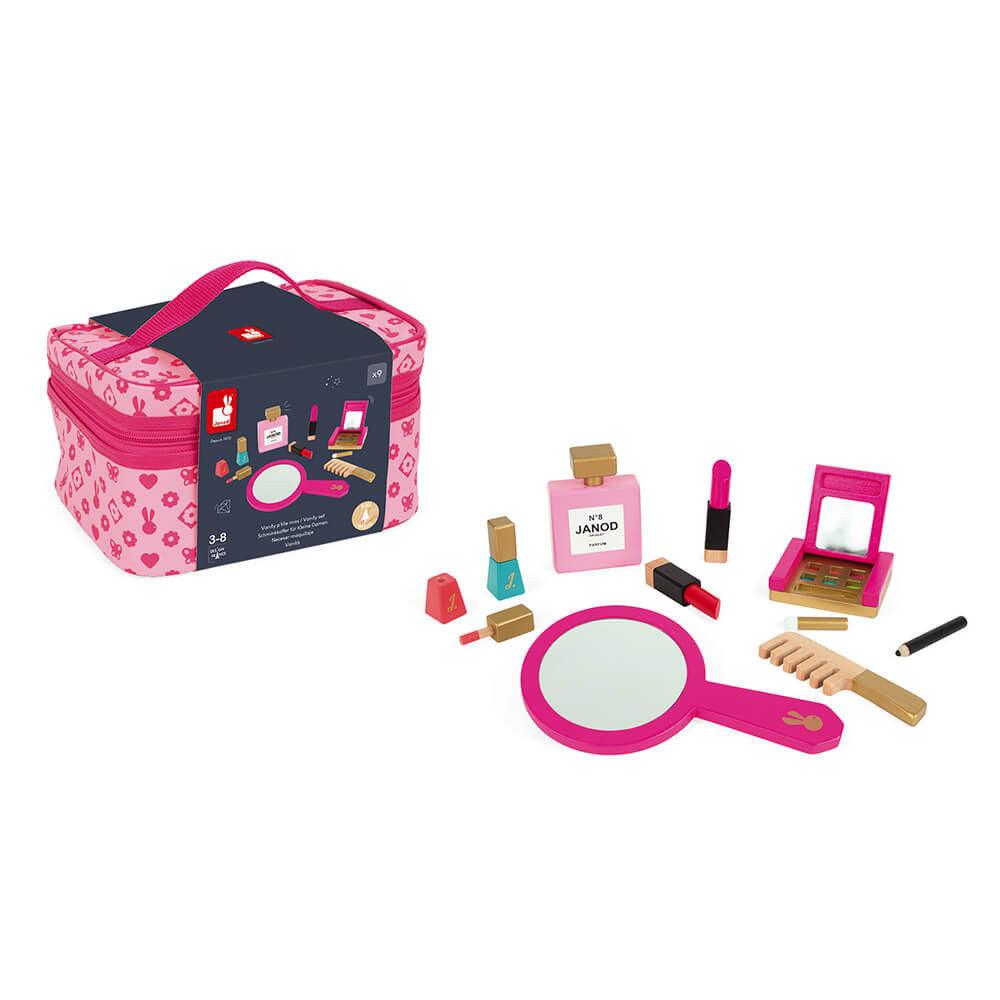 Janod Wooden P'tite Miss Vanity Case and Makeup Picture