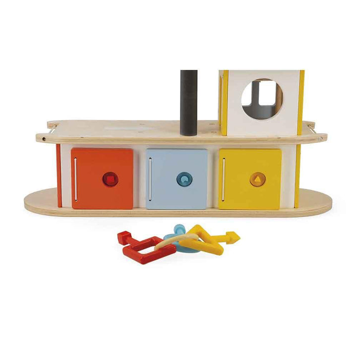 Janod FSC Certified Wooden Garage Bottom Closed Picture
