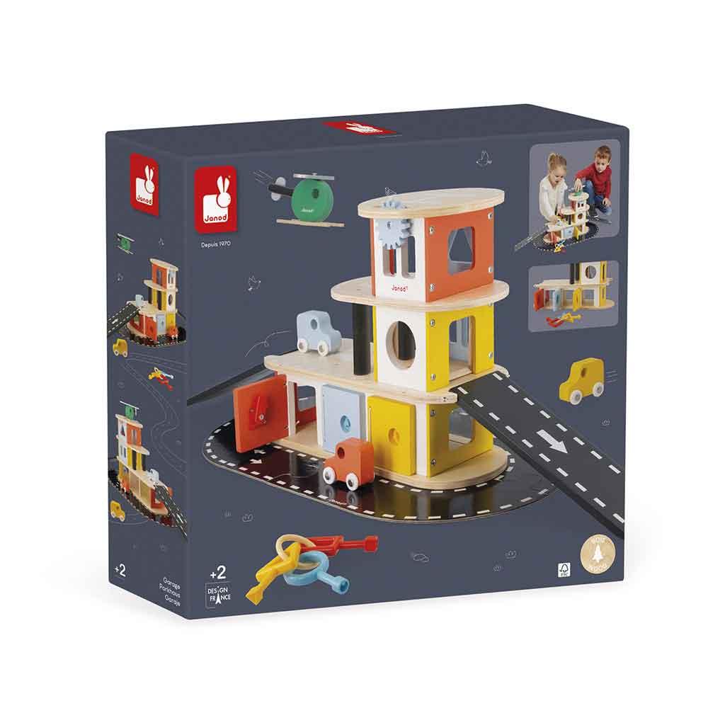 Janod FSC Certified Wooden Garage Box Picture