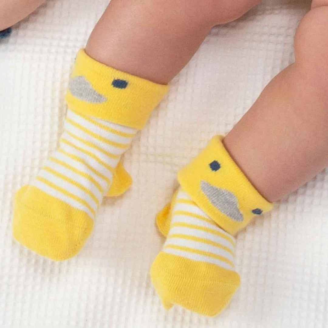 Kite GOTS Organic Cotton Pup and Duck Socks Duck Picture 