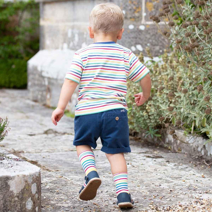 Kite GOTS Organic Cotton Yacht Shorts Back Being Worn Picture