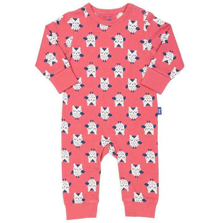 Kite Clothing GOTS Organic Cotton Owl Romper Front Picture