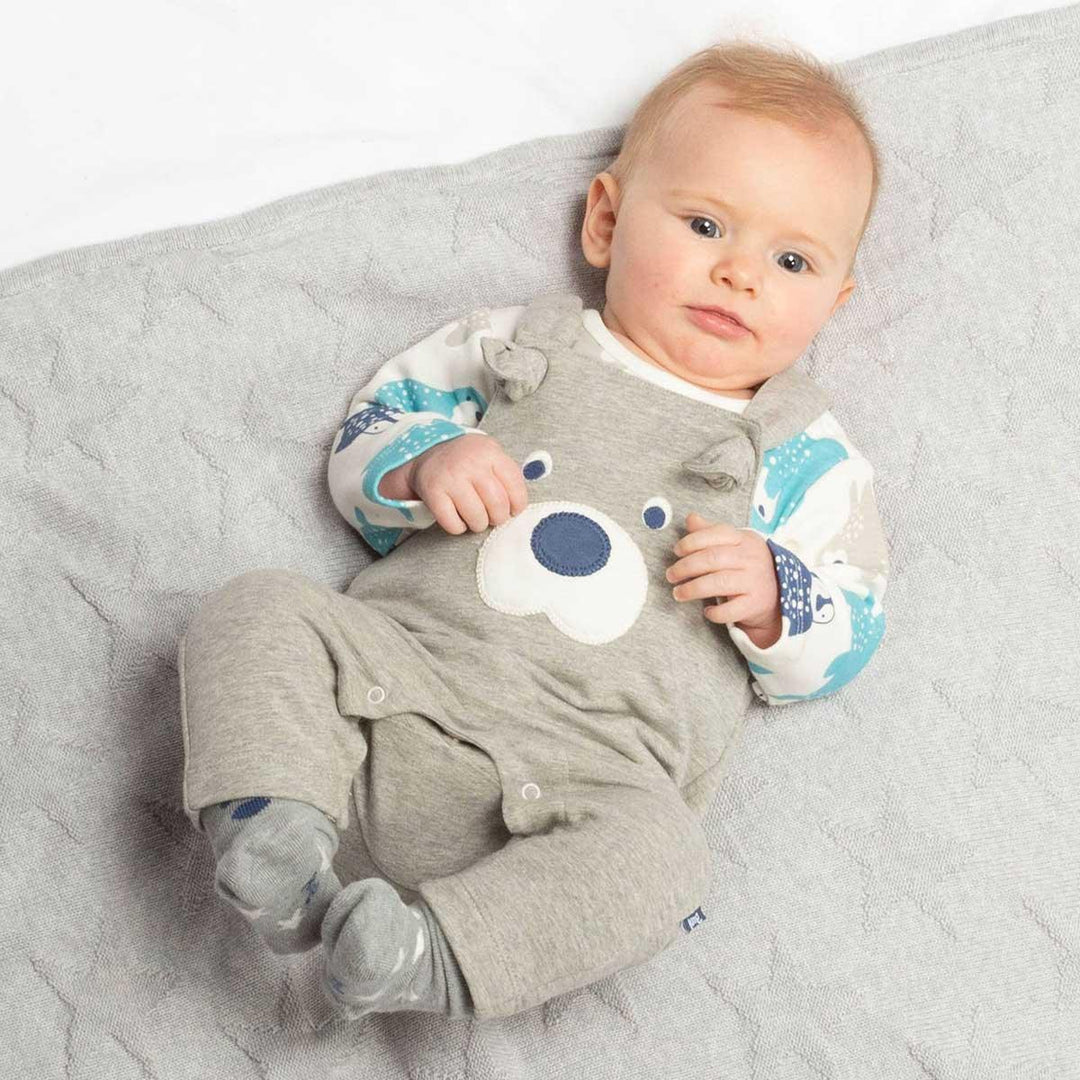 Kite Clothing GOTS Organic Cotton Polar Pals Set Being Worn Picture