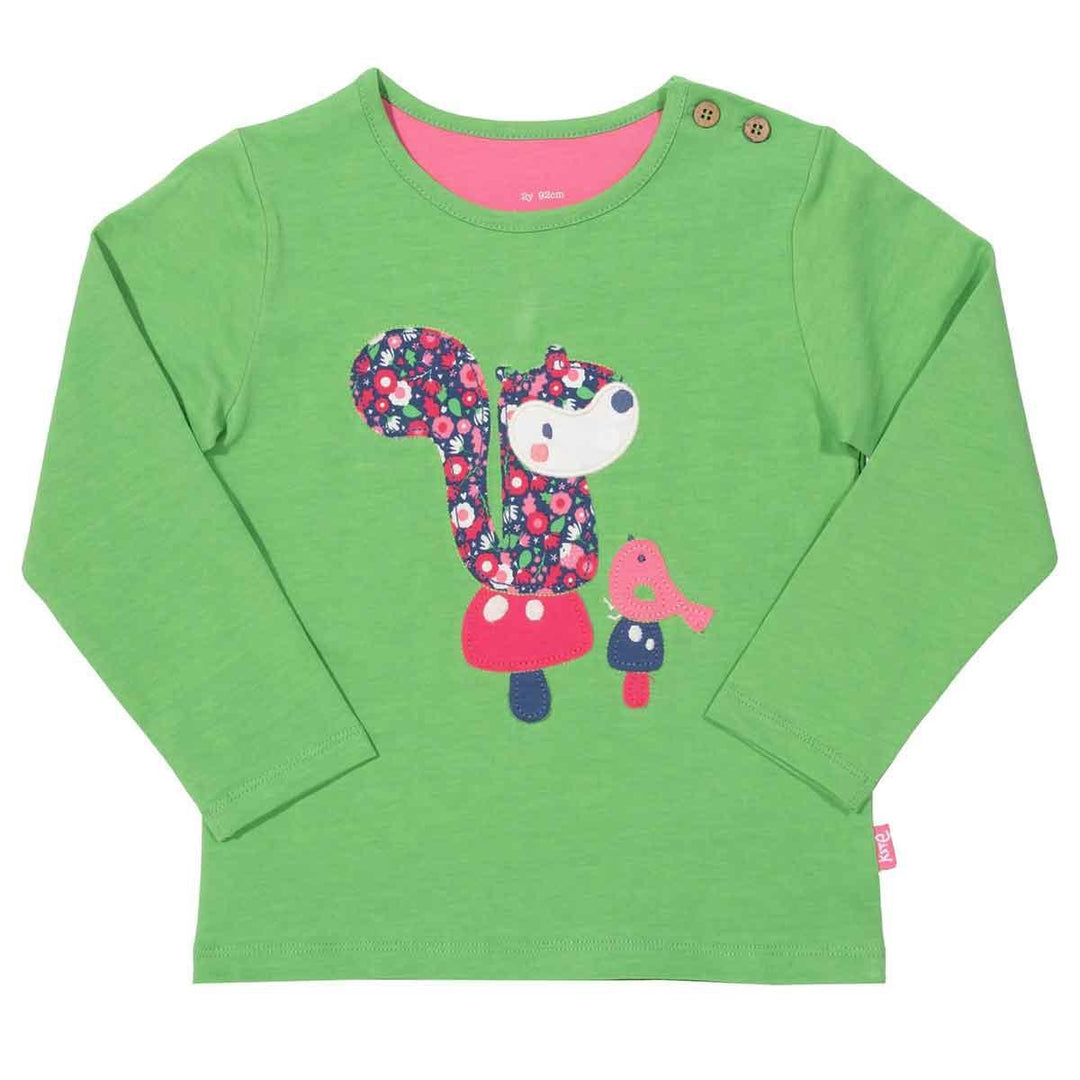 Kite Clothing GOTS Organic Cotton Squirrel T-Shirt Front Picture