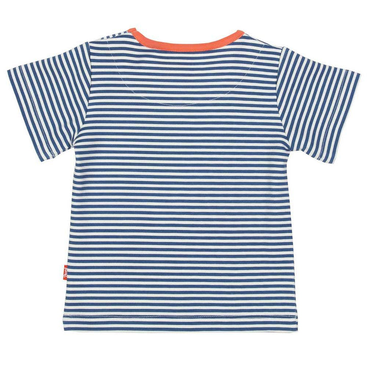 Kite Clothing GOTS Organic Cotton Stripy Fish T-Shirt Back Picture