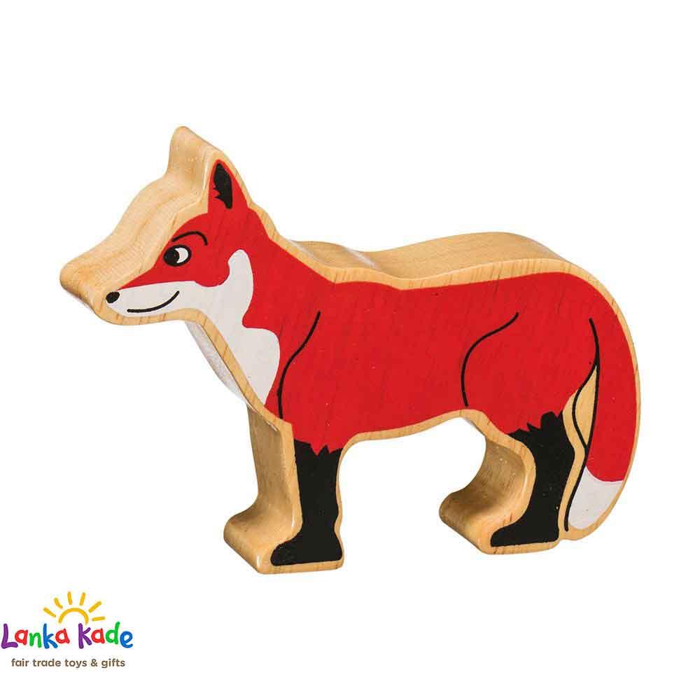 Lanka Kade Natural Wooden Colourful Red Box Countryside Animal Figure