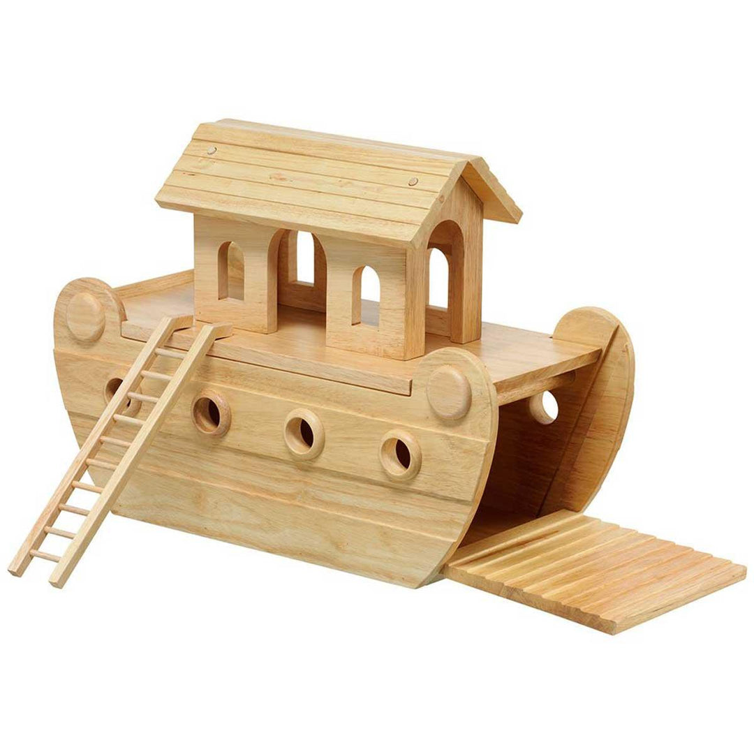 Lanka Kade Natural Wooden Deluxe Colourful Noah's Ark Picture