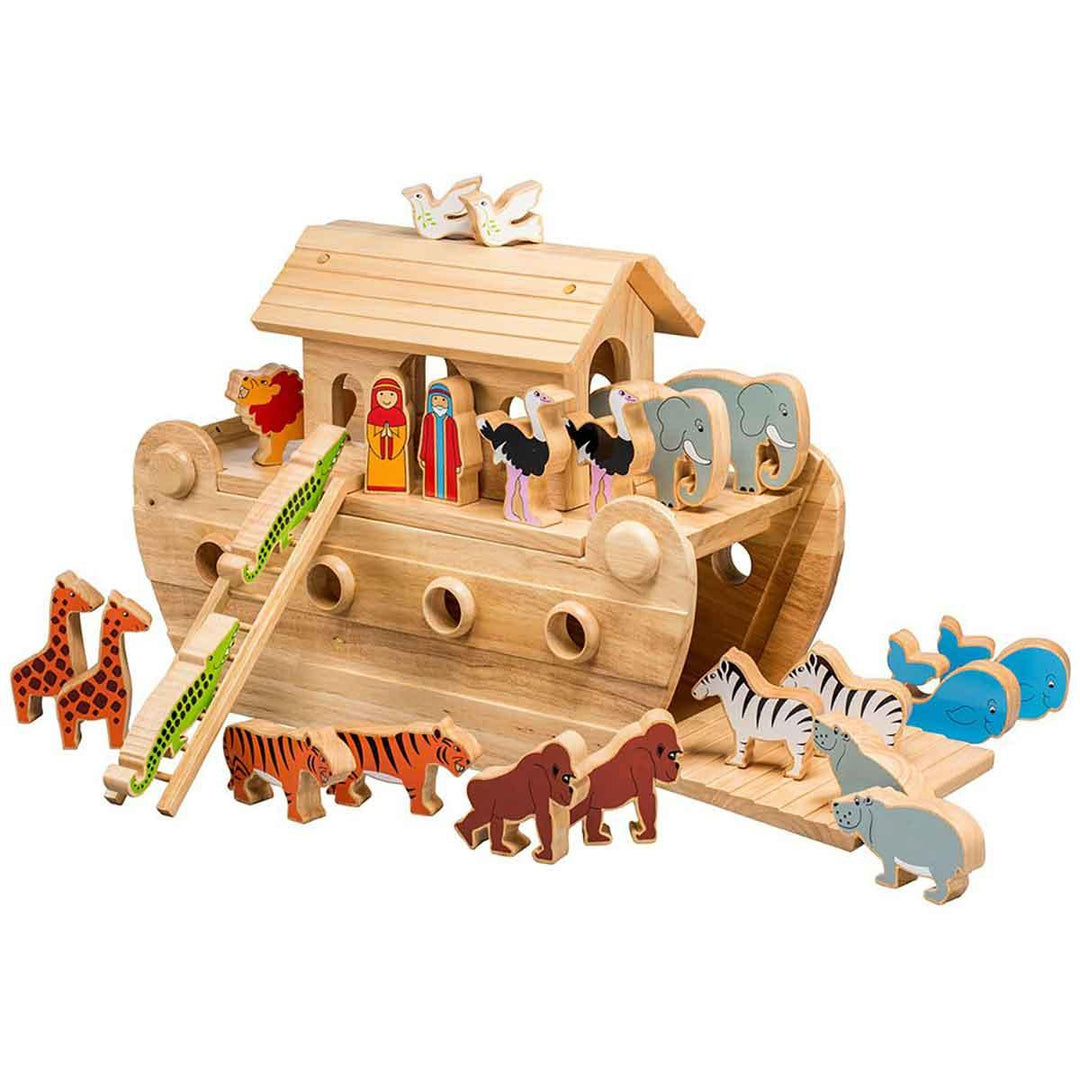 Lanka Kade Natural Wooden Deluxe Colourful Noah's Ark Main Picture