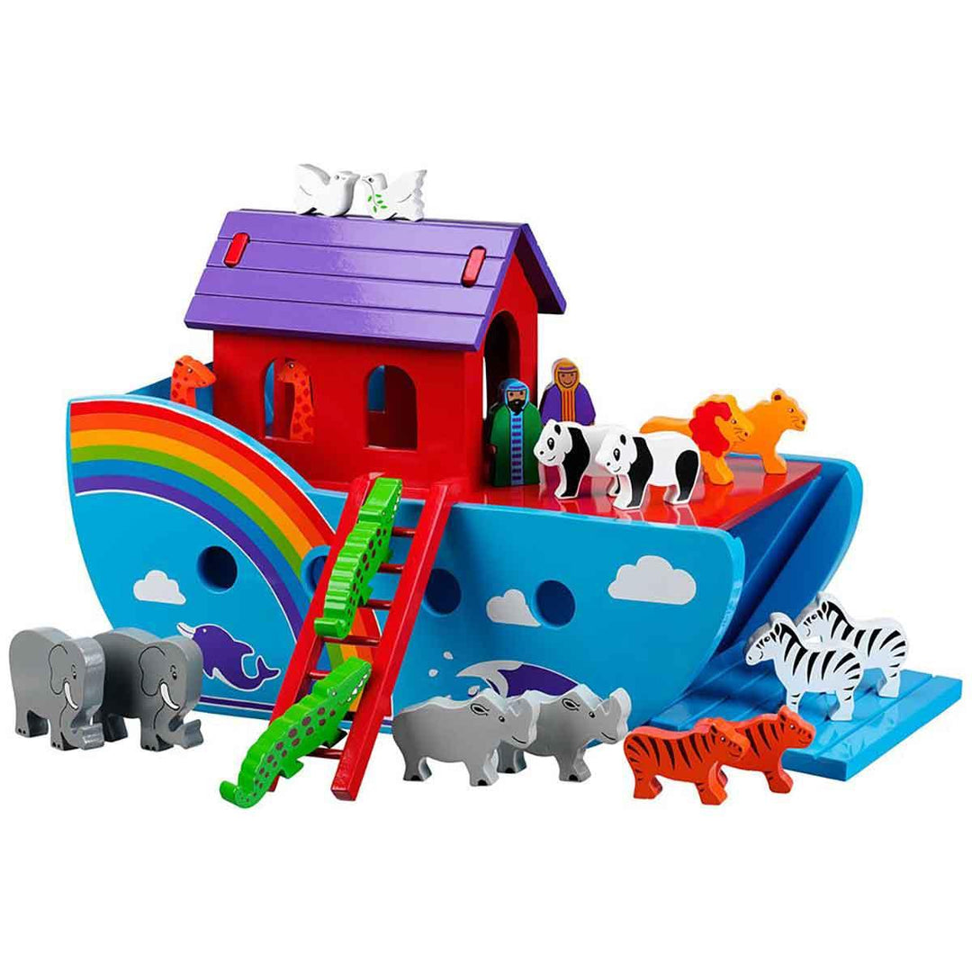 Lanka Kade Natural Wooden Rainbow Noah's Ark Main Picture