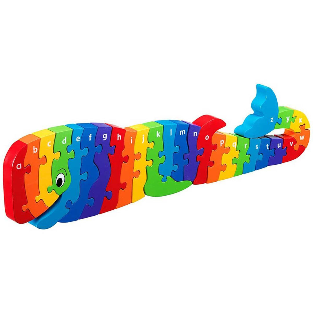Lanka Kade Natural Wooden Whoopi the Whale A to Z Jigsaw Puzzle Main Picture