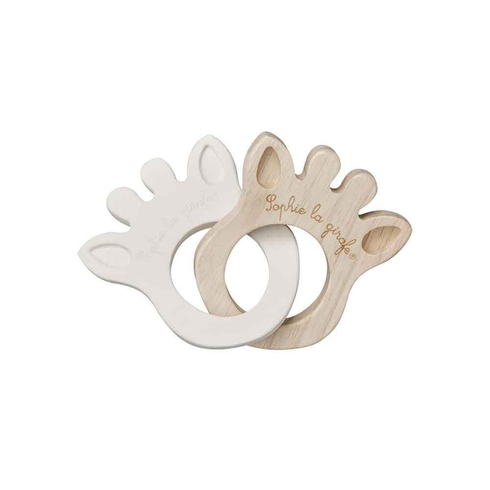 Sophie La Girafe So Pure Natural Rubber Silhouette Rings Teether Out of Box Picture